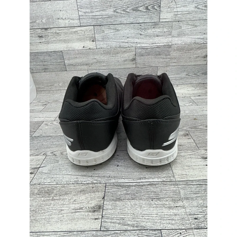 Skechers Go Golf 54545EWW Mens 9‎ Black White Spikeless Athletic Golf Shoes EWW